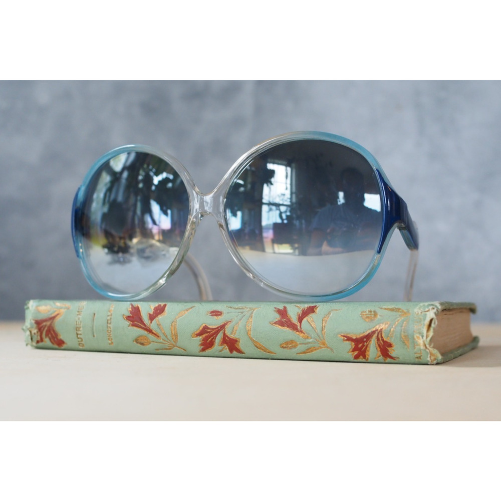 Vintage 1970s sunglass Multicolor New Old Stock Taiwan Retro Disco Grandmacore
